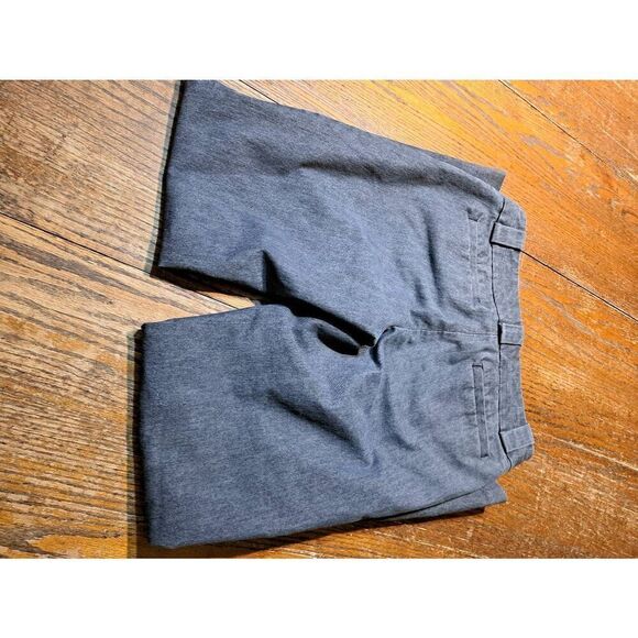 Size 6 Dalia Collection Blue Denim Jean Look Bootcut Wide Leg Flare Pants - Picture 3 of 3